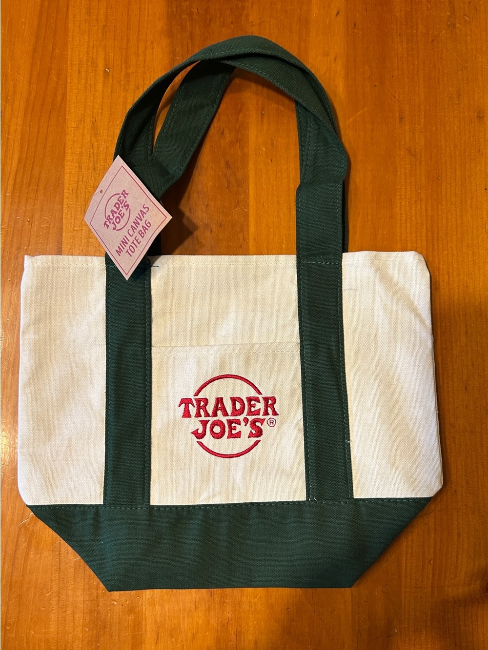 Trader Joe’s Mini Canvas Tote Bag